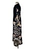 Chico's Paisley Black Blue Casual Dress Size Med Petite (1) - photo 5