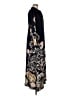 Chico's Paisley Black Blue Casual Dress Size Med Petite (1) - photo 4