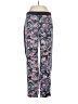 Elevenses 100% Polyester Floral Blue Active Pants Size 4 - photo 1