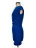 Zara Solid Blue Cocktail Dress Size M - photo 5