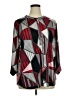 Links Red 3/4 Sleeve Blouse Size 1X - photo 1