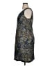 Brooks Brothers Paisley Gray Cocktail Dress Size 16 - photo 5