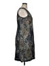 Brooks Brothers Paisley Gray Cocktail Dress Size 16 - photo 4