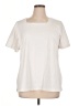 D&Co. Ivory Short Sleeve Top Size XL (petite) - photo 1