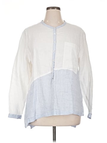 Wrap Long Sleeve Blouse (view 1)