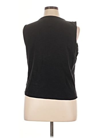Liz Claiborne Sleeveless Button-Down Shirt (view 2)