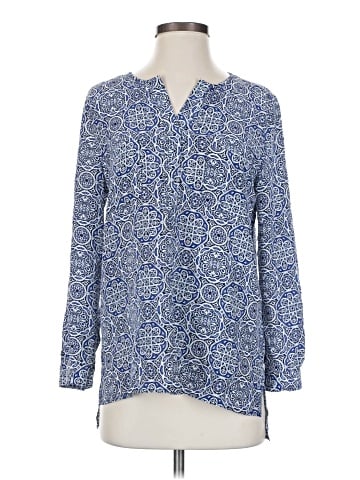 Joie Long Sleeve Silk Top (view 1)