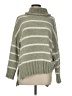 Neely 100% Polyester Stripes Green Pullover Sweater Size M - photo 1