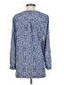 Joie 100% Silk Paisley Blue Long Sleeve Silk Top Size S - photo 2