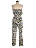 rue21 100% Rayon Paisley Blue Jumpsuit Size M - photo 2