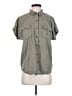 Marine Layer Gray Short Sleeve Button-Down Shirt Size S - photo 1