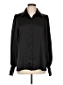BCBGMAXAZRIA 100% Polyester Black Long Sleeve Blouse Size 12 - photo 1