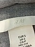 H&M Chevron-herringbone Gray Long Sleeve Blouse Size 2 - photo 7