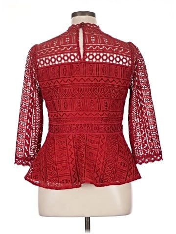 Moulinette Soeurs by Anthropologie 3/4 Sleeve Blouse (view 2)