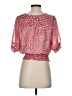 J by Joie 100% Polyester Red Short Sleeve Blouse Size S - photo 2