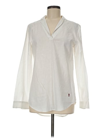Pinch Long Sleeve Blouse (view 1)