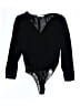 Lush 100% Polyester Black Bodysuit Size S - photo 1