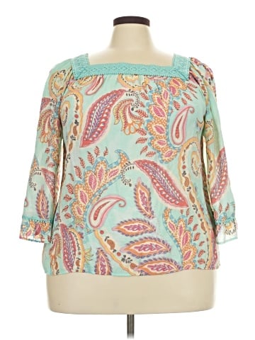 Zac & Rachel 3/4 Sleeve Blouse (view 1)