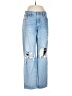Levi's 100% Cotton Graphic Blue Jeans Size 29 waist - photo 1