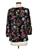 Left Coast by Dolan 100% Polyester Floral Black 3/4 Sleeve Blouse Size M - photo 2