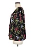 Left Coast by Dolan 100% Polyester Floral Black 3/4 Sleeve Blouse Size M - photo 5