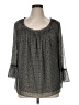 Max Studio Gray 3/4 Sleeve Blouse Size 1X - photo 1
