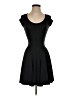 Assorted Brands Solid Black Casual Dress Size S - photo 1