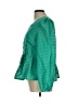 Umgee 100% Polyester Green Long Sleeve Blouse Size L - photo 5