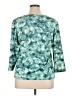 Norm Thompson Teal 3/4 Sleeve Top Size XL - photo 2