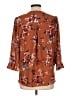 BCX 100% Polyester Brown 3/4 Sleeve Blouse Size L - photo 2