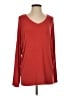 CAbi Red Orange Long Sleeve T-Shirt Size S - photo 1