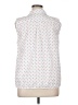 Unbranded 100% Cotton Polka Dots White Sleeveless Button-Down Shirt Size XL - photo 2