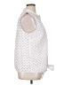 Unbranded 100% Cotton Polka Dots White Sleeveless Button-Down Shirt Size XL - photo 4