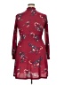 Assorted Brands Floral Burgundy Casual Dress Size XXL - photo 2