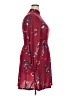 Assorted Brands Floral Burgundy Casual Dress Size XXL - photo 4