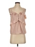 Express 100% Polyester Pink Sleeveless Blouse Size XS - photo 1