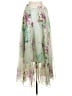 Chicwish 100% Polyester Floral Green Formal Skirt Size Med - Lg - photo 2