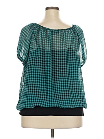 Lane Bryant Short Sleeve Blouse (view 2)