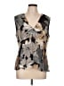 St. John Gray Sleeveless Blouse Size 12 - photo 1
