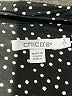Chico's Polka Dots Black 3/4 Sleeve Blouse Size Lg (2) - photo 7