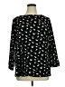 Kim Rogers Black Long Sleeve Blouse Size XL - photo 1