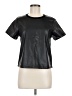 Sincerely Jules 100% Polyurethane Black Short Sleeve Top Size L - photo 1