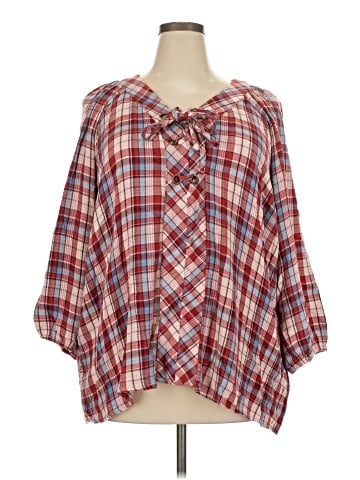 Cato 3/4 Sleeve Blouse (view 1)