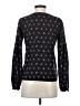 Ann Taylor 100% Polyester Black Long Sleeve Blouse Size XXS - photo 2