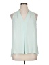 Vince Camuto 100% Polyester Green Sleeveless Blouse Size XL - photo 1