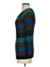 Theory Color Block Teal Pullover Sweater Size S - photo 5