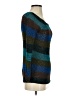 Theory Color Block Teal Pullover Sweater Size S - photo 4