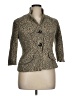 Coldwater Creek Animal Print Tan Gold Blazer Size 14 - photo 1
