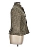 Coldwater Creek Animal Print Tan Gold Blazer Size 14 - photo 4