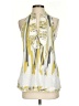 BCBGMAXAZRIA Yellow Sleeveless Blouse Size S - photo 1
